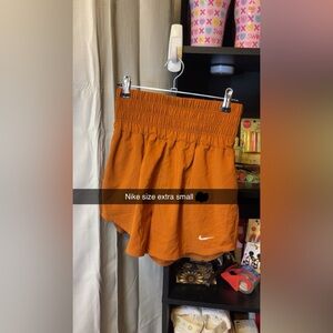 Nike Women's Athletic Shorts in Vibrant Orange